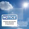 Signmission Vendors And Visitors Register At Main Office OSHA Notice Sign, Plastic, 18in W x 12in L, 2PK OS-2PACK-NS-P-1218-L-16808 - alternate 3